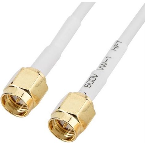Antenne 4G 3G LTE - Gain 28 dBi - Câble 2,9 m - Connecteur SMA Mâle - Pour Routeur Mobile (1/4)