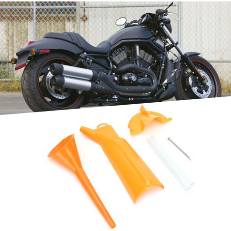 Ölfilter-Trichter-Set für Motorräder, tropffrei, passend für TwinCam 1985, Orange (1/5)
