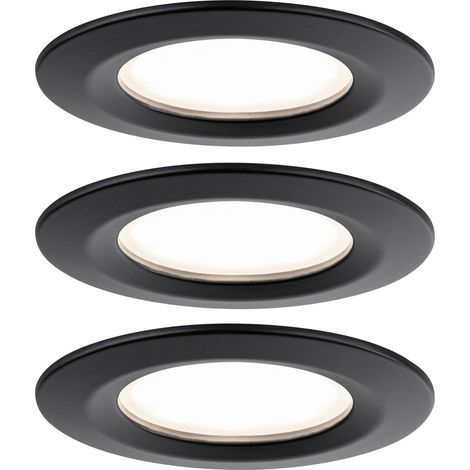 Paulmann 93081 Set Nova Plus LED-Einbauleuchte LED 18 W Schwarz (1/5)