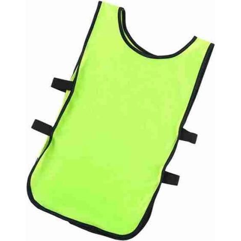 Gilet d'extérieur Gilet pour enfants, veste pour sports de plein air, entraînement de football sport materiel Vert Fluo (1/4)