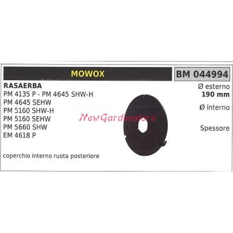 Coperchio ruota posteriore MOWOX rasaerba tosaerba tagliaerba PM 4135P 044994