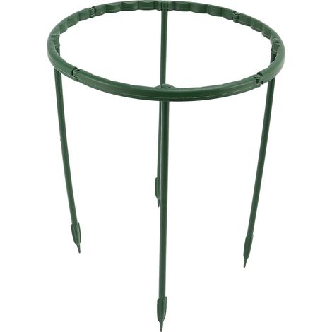 Lot de 12 tuteurs pour plantes, anneaux de support demi-ronds à double étage et emboîtables, pour tomates (1/5)