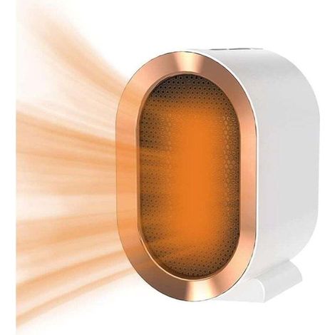 Electric fan heater, 1200 W, two power levels, adjustable thermostat, overheating protection. (1/4)
