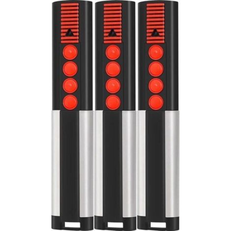 Télécommande Portail - 868 MHz - 4 Canaux - Compatible 4020 TX03-868-4 4026 TX03-868-2 4020V000 4026V000 - Lot de 3 (1/4)