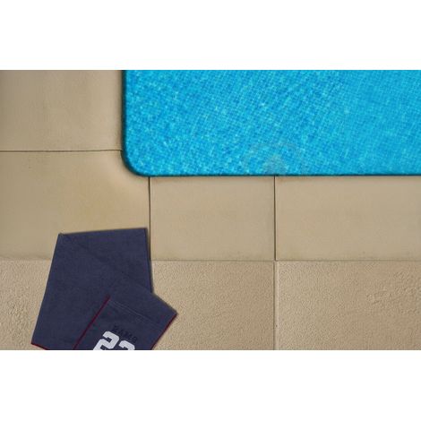 Borde remate de piscina de hormigón - 4 unidades Esquina Exterior 50x33 cm Terracota (1/5)