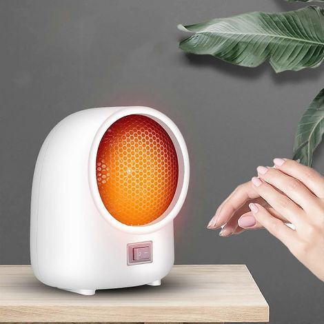 Mini radiateur d'appoint à chauffe rapide pour chambre, bureau ou salon. (1/5)