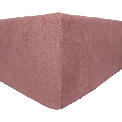 Drap-housse Terry Deluxe - Rose parisien 70x140 cm avec élastique Rose parisien (1/2)