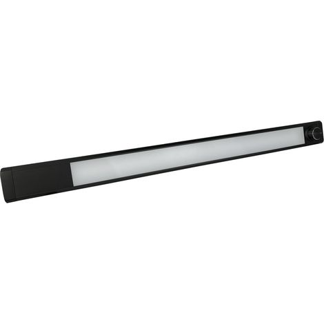 Tibelec – Réglette LED 8W 560 lm – Intensité variable 3000 à 6500K – Cordon intégré – Éclairage pour chantier, garage et cave (1/5)