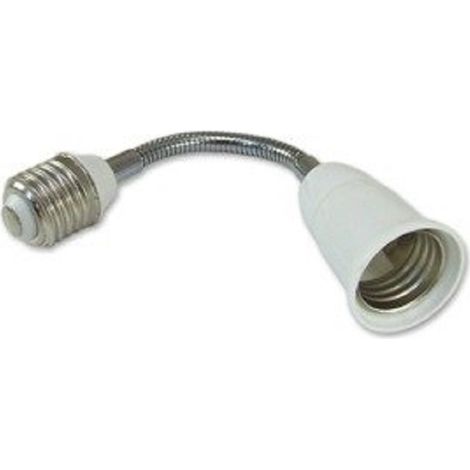 cofi1453® E27 auf E27 Sockel Fassung Adapter LED Lampensockel Lampenfassung Erweiterung 230V für LED Leuchtmittel Glühirnen, Halogen Lampen Licht E27 auf E27