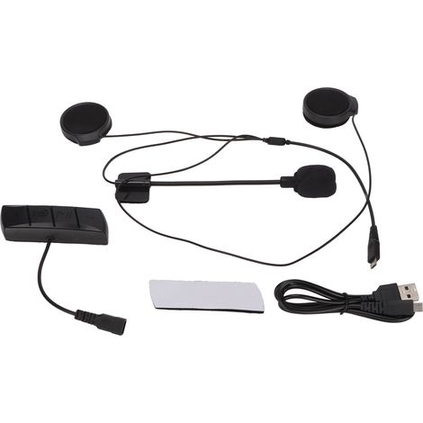 Casque Moto Bluetooth Étanche avec Réduction de Bruit et Micro Intégré pour Communication Moto (1/5)