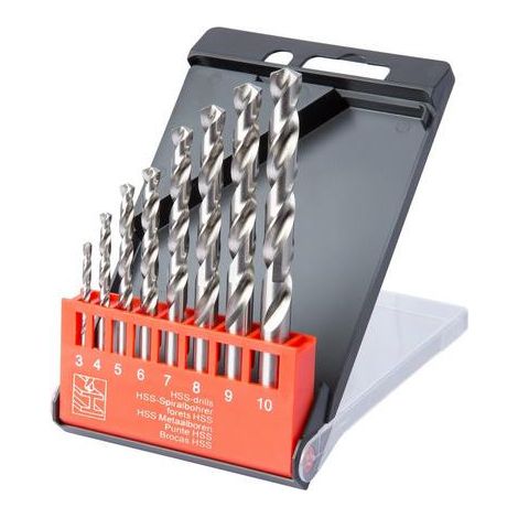 Ribitech - Coffret de 8 forets métal acier HSS M2 - PRFE8HSSM2/V (1/2)