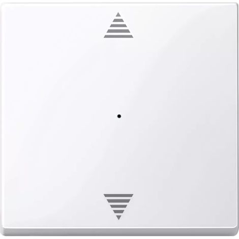 Merten Wippe für Taster-Modul 1fach (Pfeile Auf/Ab), aktivweiß glänzend, System M MEG5215-0325 (1/2)