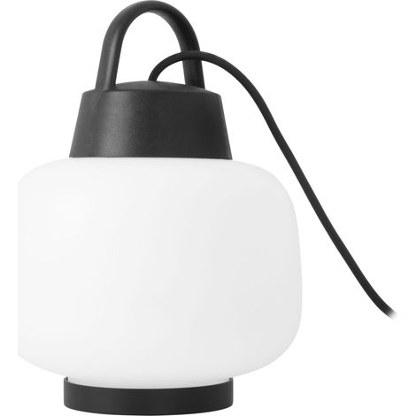 Forlight Lamtam Lampe de table de jardin E27 avec poignée pour accrocher IP44 pour l'extérieur noir (1/4)