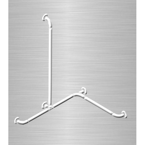 Barre haute résistance réversible 1200x600x700 blanc (1/5)