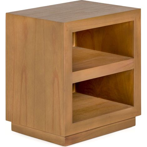 50x40x55 natürlicher Holzholz- / Nachttische für alle Stile, um zu Hause eine Note zu verleihen (1/4)