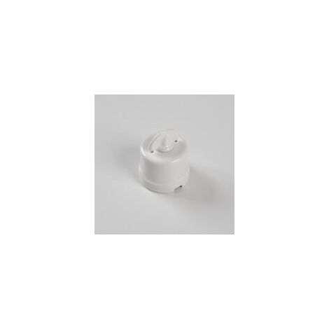 Deviatore rotativo in porcellana bianco FAI 9007/DR/BI
