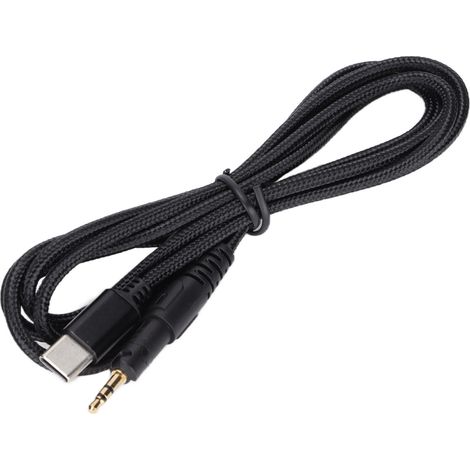 Câble de remplacement Type C vers 2,5 mm pour casque audio ATH-M40x et ATH-M50x, fil audio haute qualité.