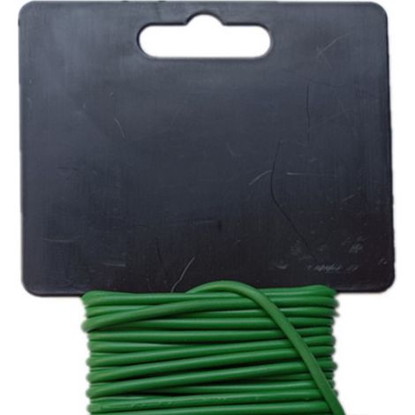 Cordon de tuteur pour plantes, en fil de fer plastifié, 2,8 mm x 20 m / 0,11 po x 65,62 pi (1/4)