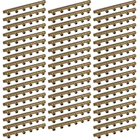 50 Collecteurs mâle femelle 3/4" (20/27) - 6 départs 1/2" (15/21) - Entraxe 50 mm - Arcanaute (1/2)
