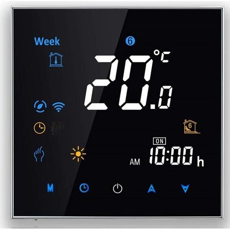 Termostato ZigBee Beca BAC-3000ELZB Fan Coil  Nero (1/3)