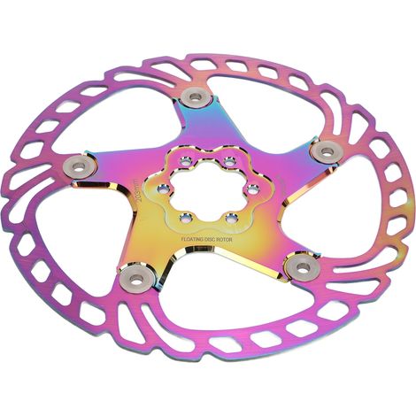 Disque de frein flottant pour vélo de route/VTT, 203 mm, avec 6 vis de fixation. (1/5)