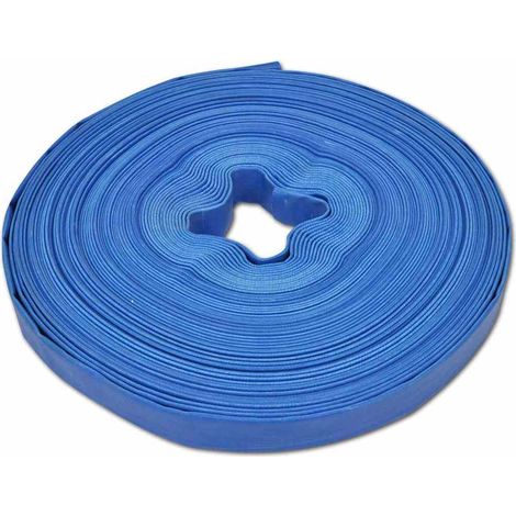 vidaXL Tubo Flessibile Piatto 100 m 1" in PVC