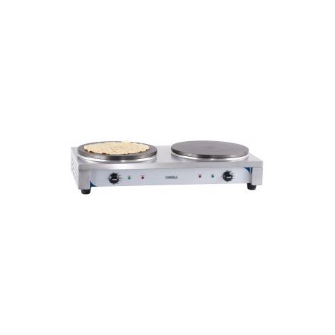 Crêpière professionnelle double électrique - 2x35 cm - 4400W - Casselin