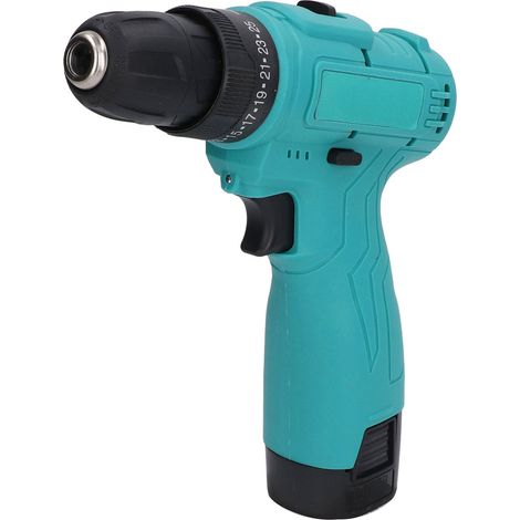 18V Electric Impact Cordless Drill with High-Power Lithium Battery and Wireless Charging Home DIY Electric Screwdriver (ships with 2 matching batteries) (shipped wrapped in three layers of bubble wrap (1/5)