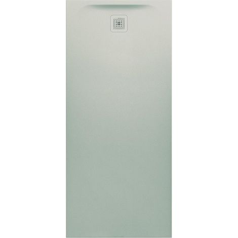 Receveur de douche LAUFEN PRO, rectangulaire, écoulement sur le petit côté 1800 x 800 x 46 mm, gris clair LAUFEN