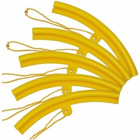 Protection de jantes Montage de pneus Protecteurs de jantes Machine monter les pneus Protection de bords de jantes Moto Barre de protection de jantes Auto pour tous les dmonte-pneus courants(Jaune, 5