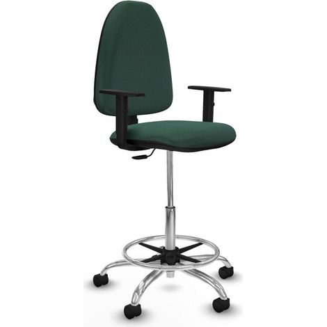 Piqueras y Crespo Aýna Taburete Verde Botella Ergonómico