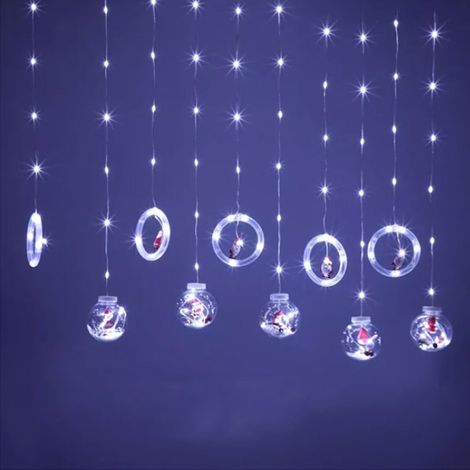 guirlande lumineuse de Noël usb, guirlande lumineuse blanc chaud, lumière ambiante de décoration intérieure, guirlande lumineuse LED-3m (1/5)