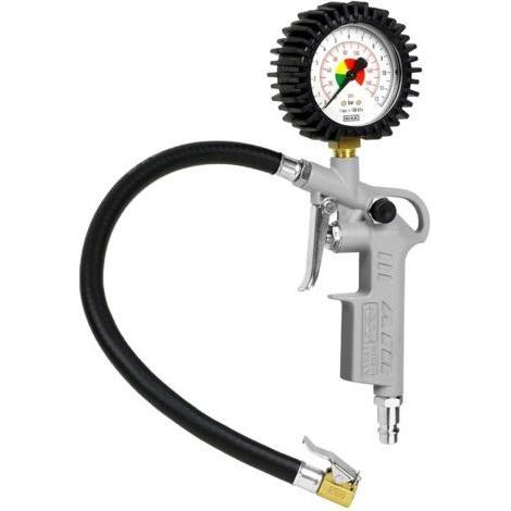 Pistolet Gonfleur Pneus Voiture et Camion en Aluminium avec Manometre Pression Pneu WIKA 63mm - 60D - Standard (1/5)
