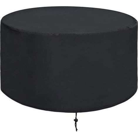 Housse de protection pour brasero en tissu Oxford noir (77 x 77 x 31 cm) - Housse imperméable réutilisable pour barbecue (1/5)