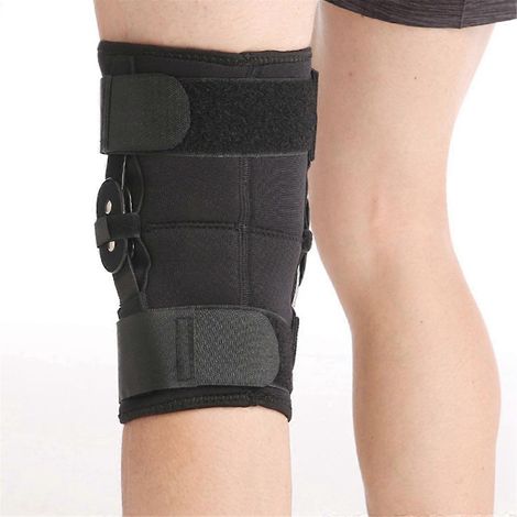 Genouillère de sport, orthèse de genou, bandage élastique, manchons de compression pour genou, déchirure du ménisque, coussinets rotuliens en gel, support de genou M (1/5)