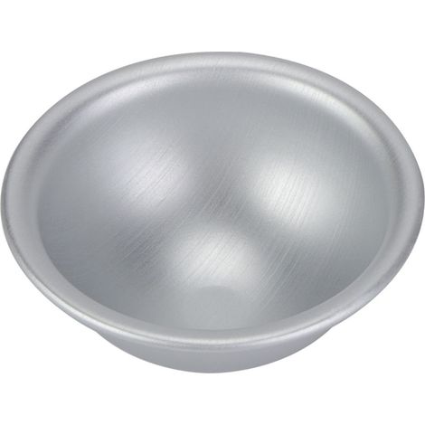 Moule demi-cercle de 10 cm en aluminium, moule à gâteau mousseline hémisphérique, moule à gâteau bikini, dessert, pudding, etc. (1/5)