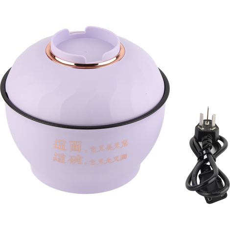 Tragbarer, multifunktionaler Mini-Elektro-Wasserkocher für Studentenwohnheim/Wohnzimmer, 220 V, chinesischer Stecker, Lila (1/5)