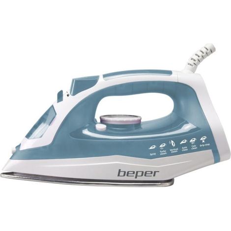 Beper P204FER002 plancha de vapor 2400 W acero inoxidable gris (1/2)