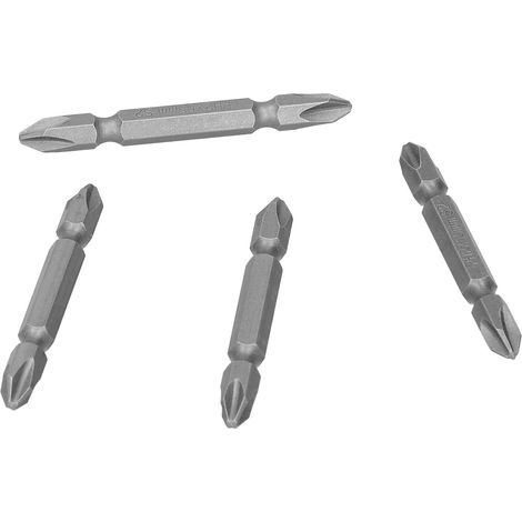 Embouts de tournevis magnétiques PH2 65mm pour visseuse électrique, tête cruciforme double S2 (traitement sablé) (1/5)