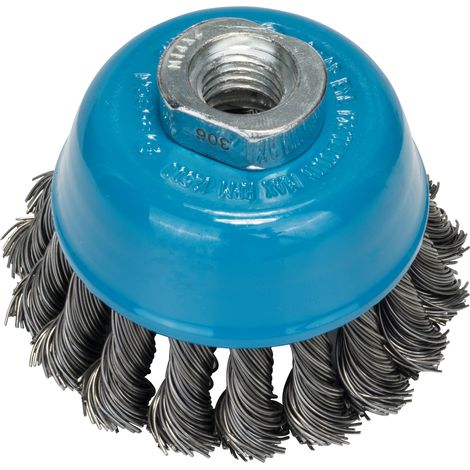 Bosch Brush Wire Cup Brush with Crimped Wire brass-coated 2609256503