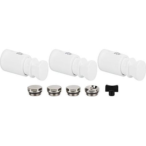 Kit support pour radiateur seche-serviette Catania blanc