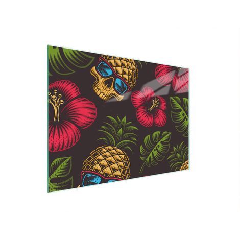 Glasschneidebrett 30x22 Ananas (1/5)