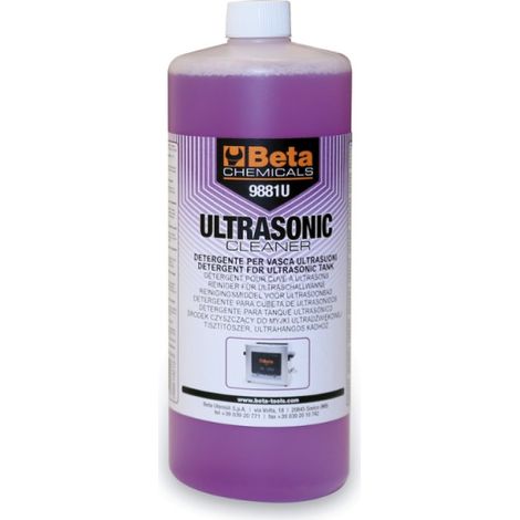 Beta – Nettoyeur à ultrasons 6L – Fréquence 40 kHz – Puissance 150W – Chauffage jusqu'à 80°C – Affichage numérique – Dégazage intégré - 9881U