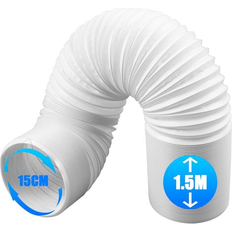 Air conditioning hose - Outer diameter 150 mm - Length 1.5 meters - Exhaust hose for portable air conditioner - Air exhaust hose (1/5)