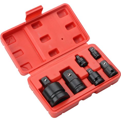 Sollbry Juego de 6 adaptadores reductores de llave de tubo para convertidores de tubos de 1/4", 3/8", 1/2" y 3/4". (1/4)