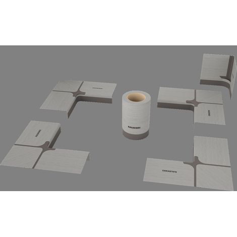 Kit d'étanchéité KALDEWEI pentagone, 5,0m, au ras du sol,