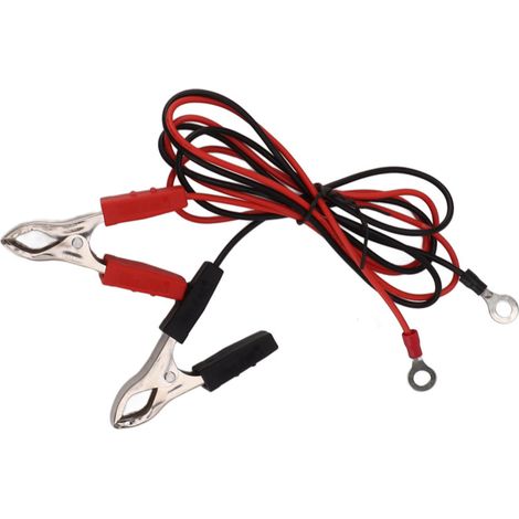 Lot de 2 câbles de connexion sécurisés en cuivre pour clôture électrique, avec clips pratiques pour l'entretien des clôtures agricoles. (1/5)
