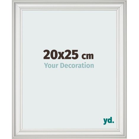 yd. - Cadre photo 20x25 - Blanc Patine - MDF - Lazio