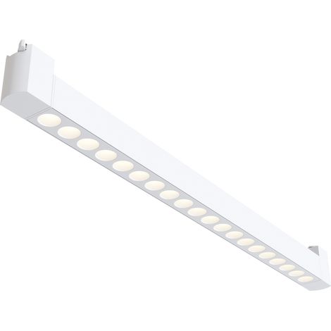 Spot linéaire rail 1-phase blanc LED 20W 3000K Maytoni (1/5)