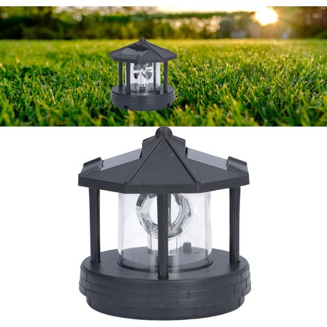 Drehbarer Solar-LED-Gartenleuchtturm/Leuchtfeuer für Rasenflächen und Gehwege (1/5)